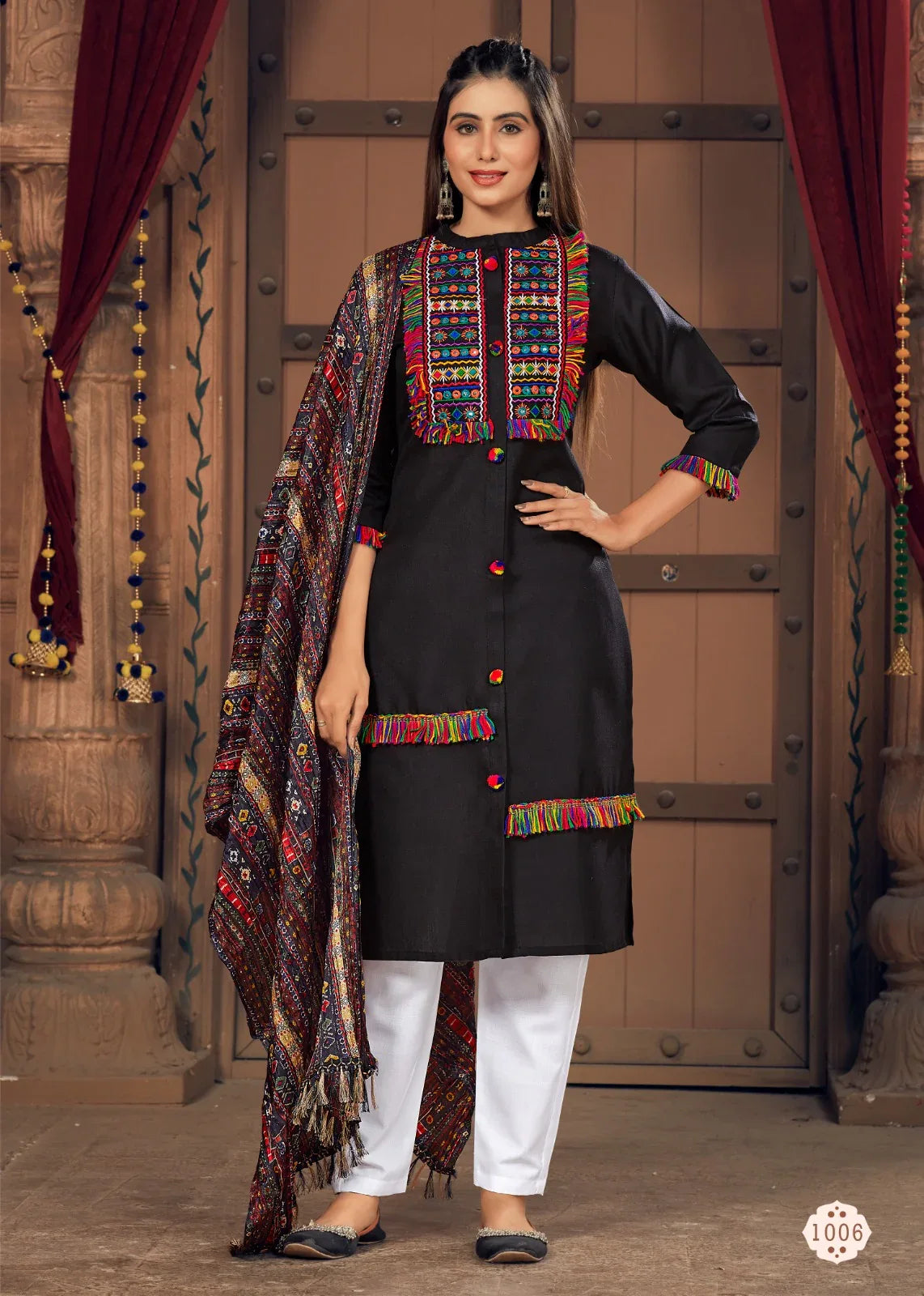 Beautiful Designer Traditional Pure Cotton Women&
