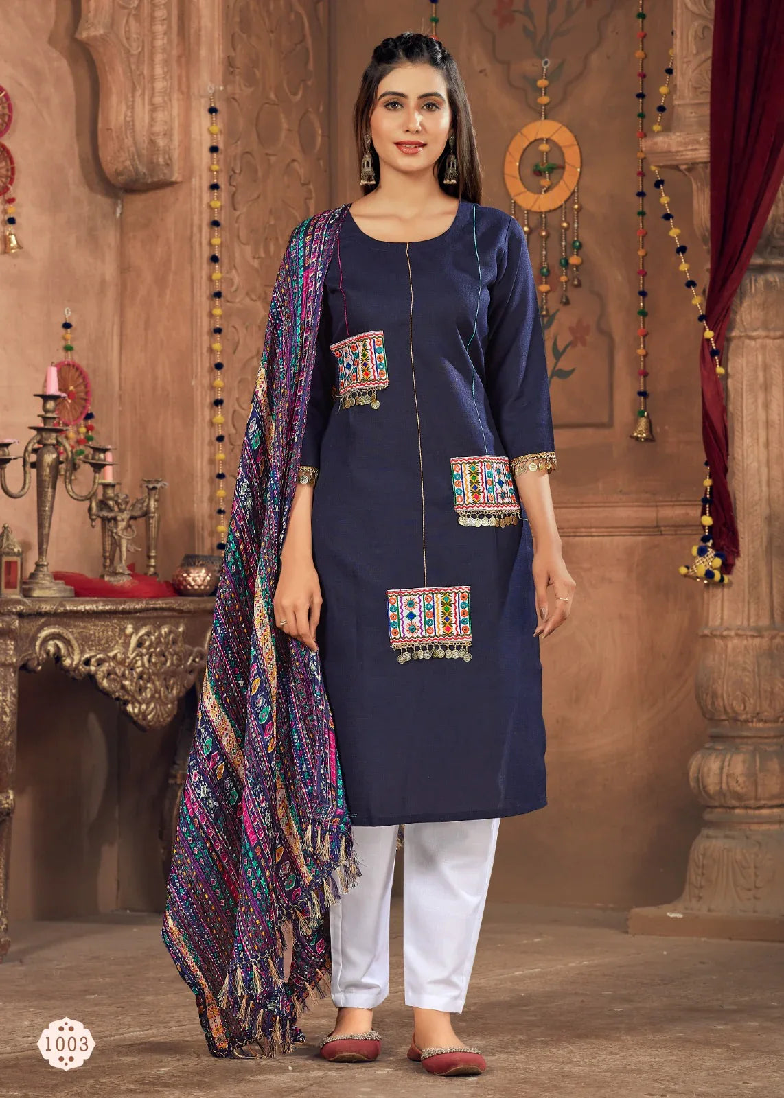 Beautiful Designer Traditional Pure Cotton Women&