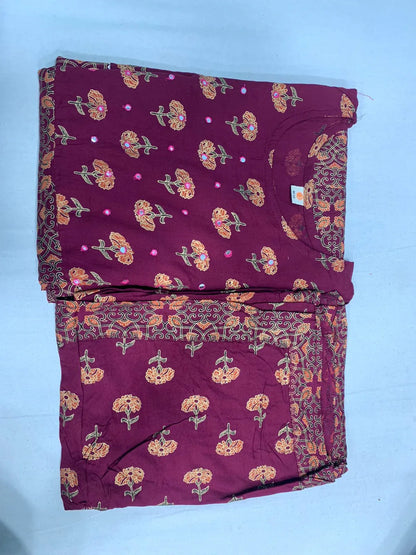 Pankh V 6 Top Heavy 14 Kg Rayon With Multi Colour Foil Print With Duppta Readymade Reyon Gown