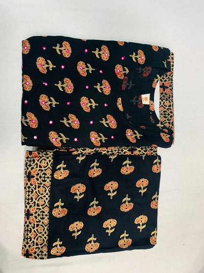 Pankh V 6 Top Heavy 14 Kg Rayon With Multi Colour Foil Print With Duppta Readymade Reyon Gown (550x05)