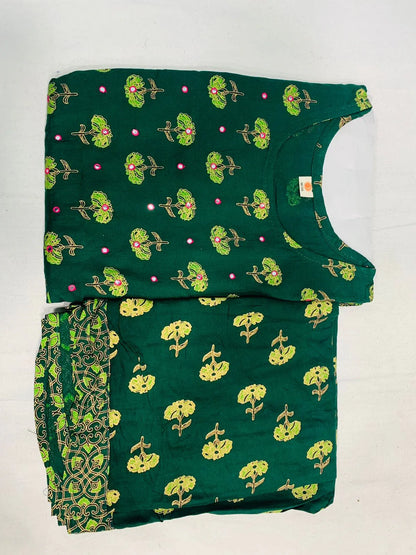 Pankh V 6 Top Heavy 14 Kg Rayon With Multi Colour Foil Print With Duppta Readymade Reyon Gown