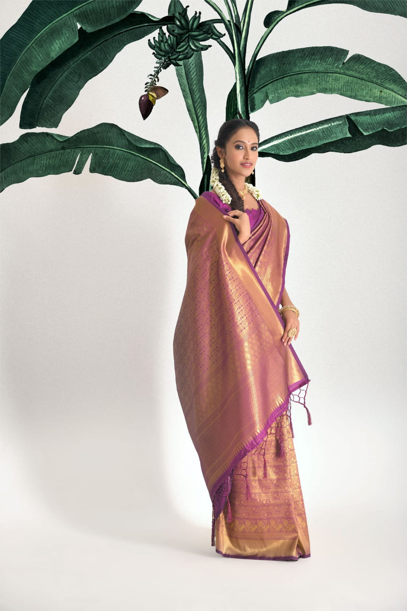 Beautiful Designer Pure Kanjivaram Soft Silk Saree