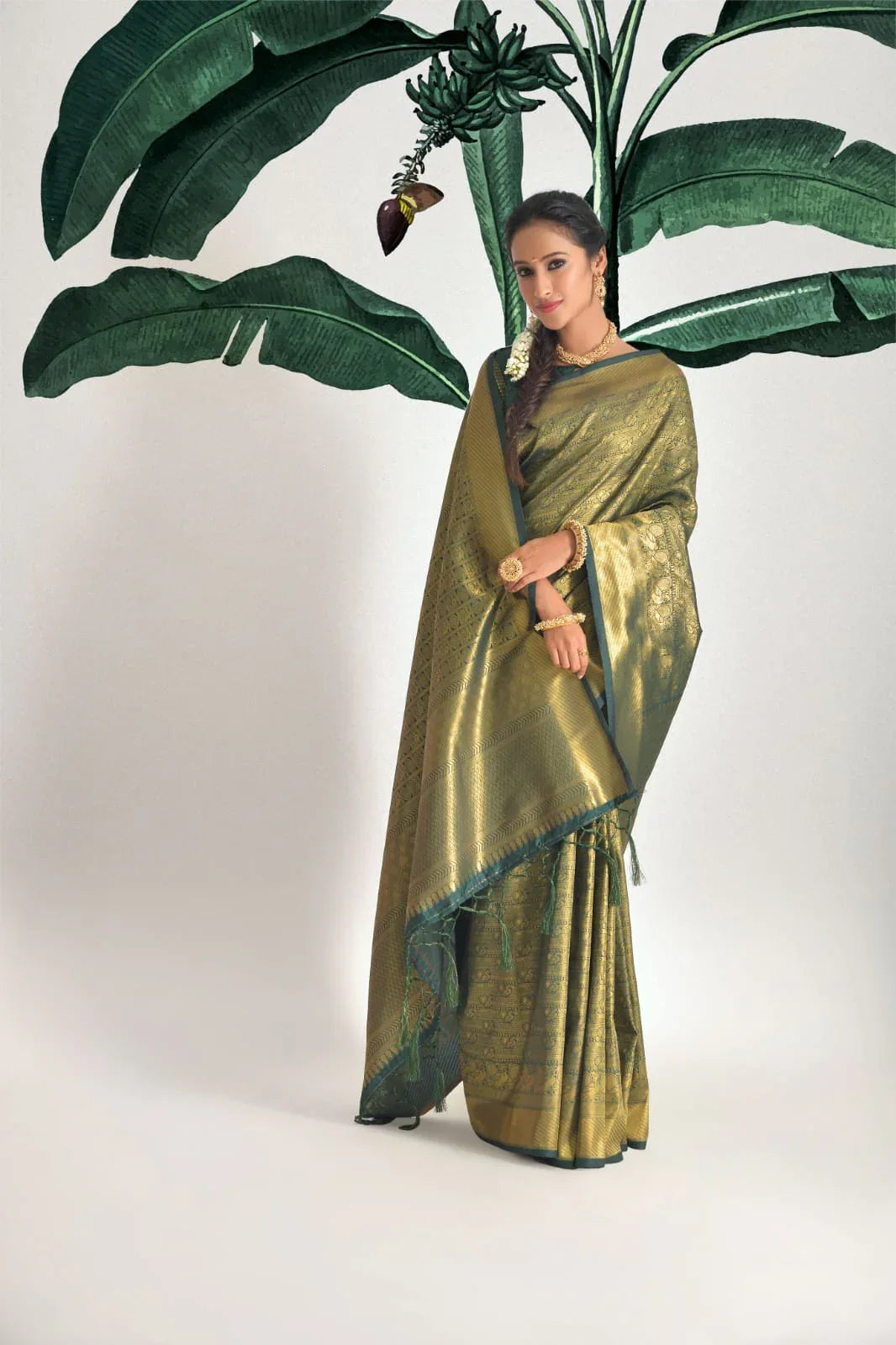 Beautiful Designer Pure Kanjivaram Soft Silk Saree
