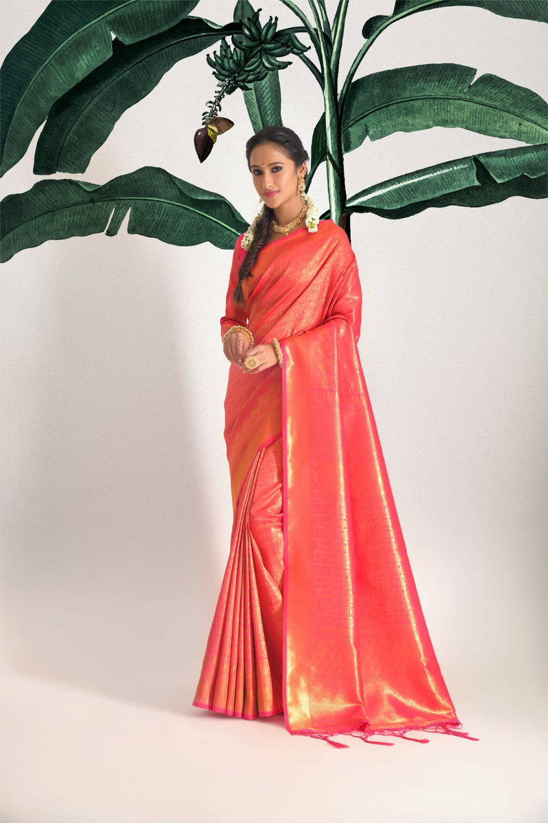 Beautiful Designer Pure Kanjivaram Soft Silk Saree