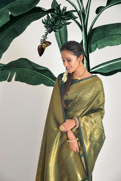 Beautiful Designer Pure Kanjivaram Soft Silk Saree