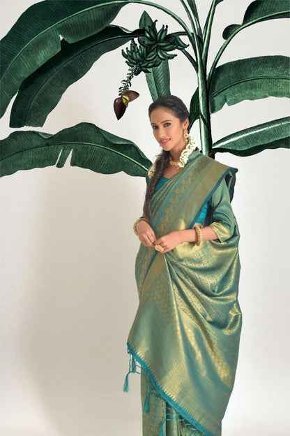 Beautiful Designer Pure Kanjivaram Soft Silk Saree