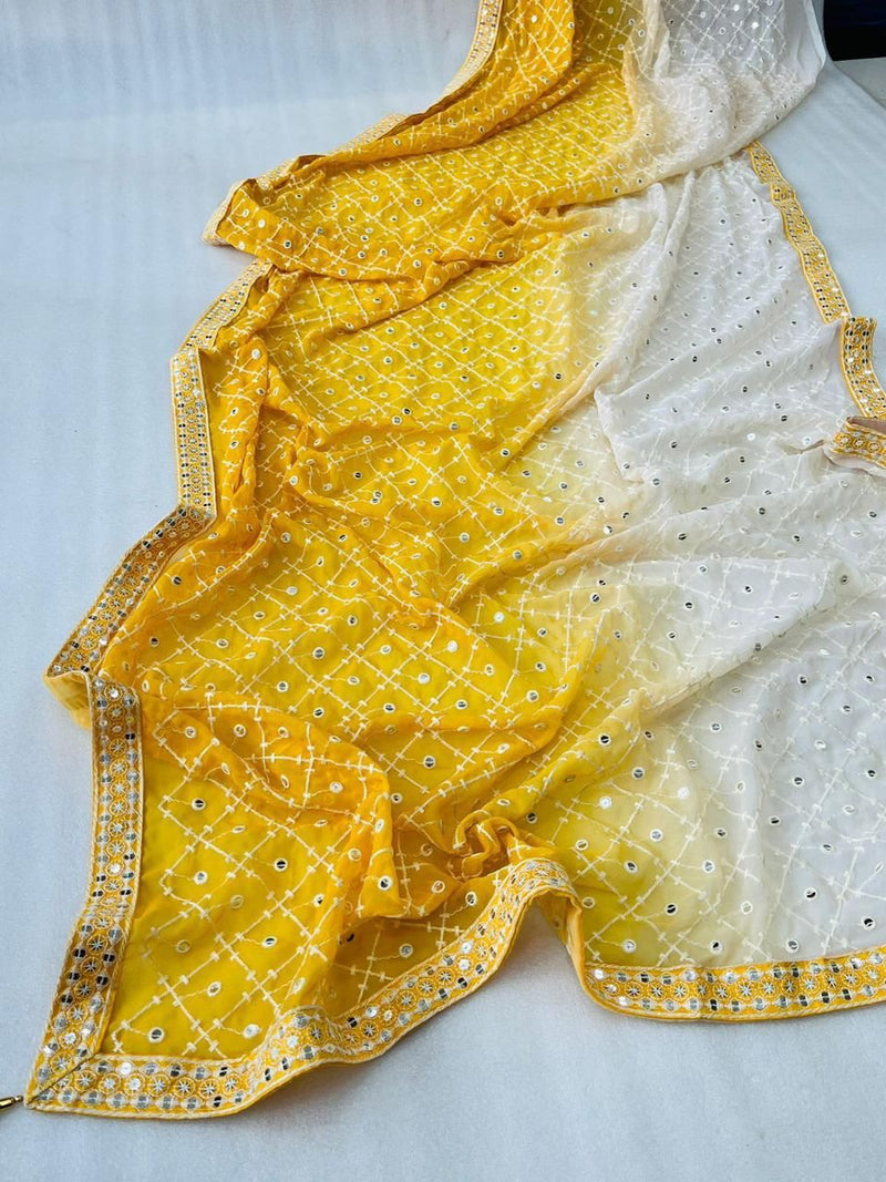 Beautiful Designer Padding Color In Heavy Georgette Sequanc Saree Design 354