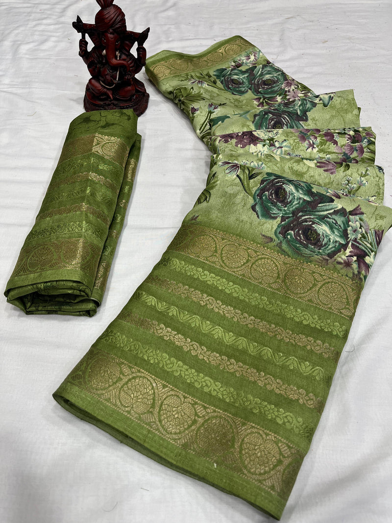 Beautiful Designer Special Dola Silk Saree