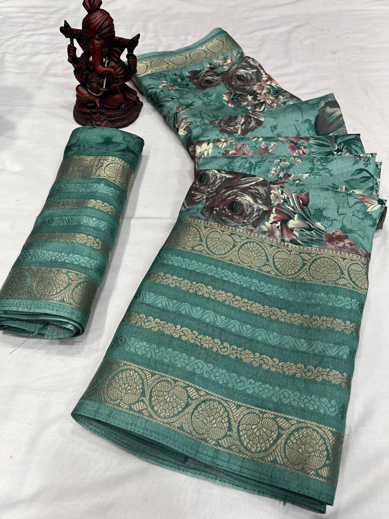 Beautiful Designer Special Dola Silk Saree