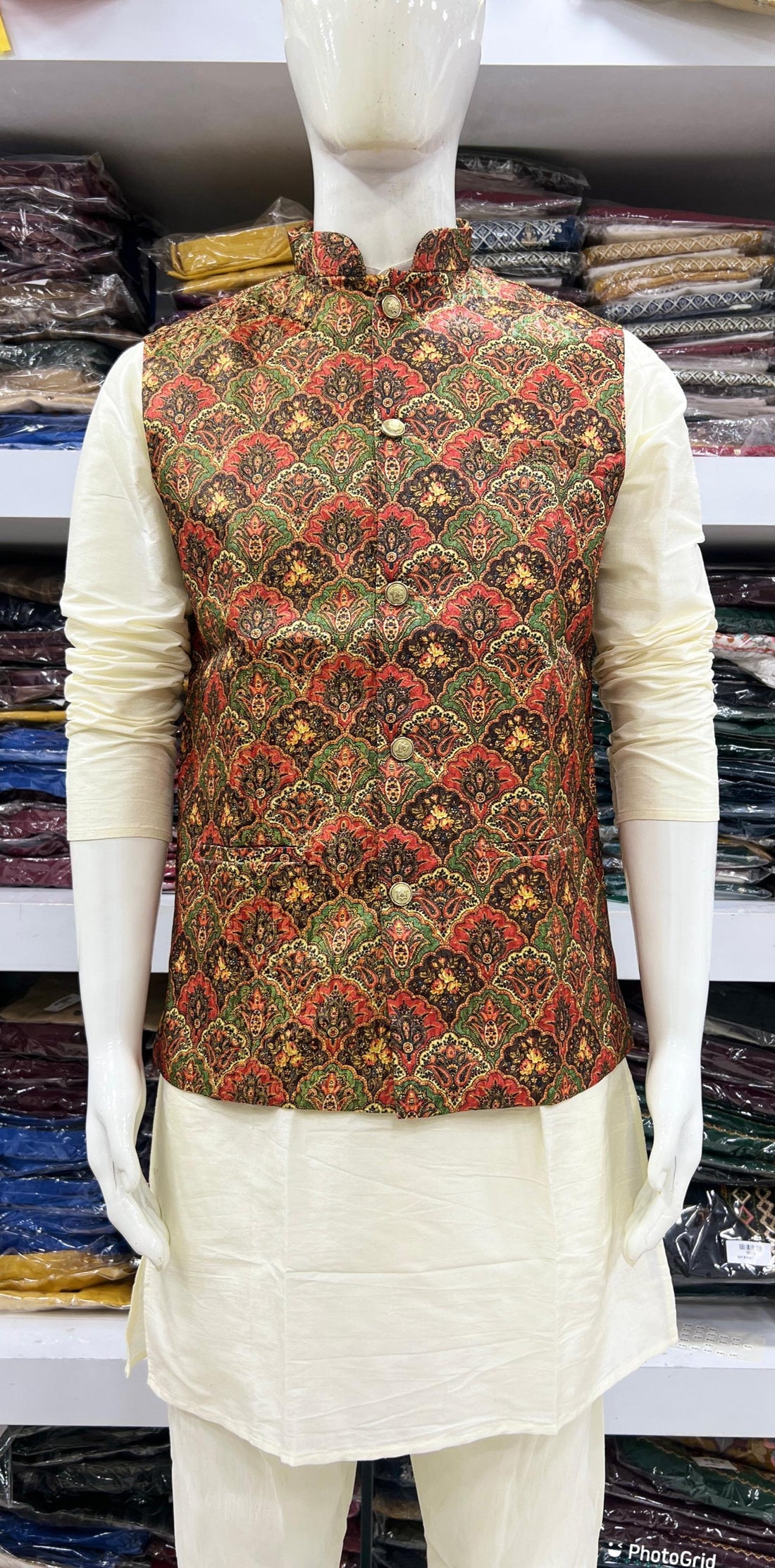 Festival Designer Ready to Wear Kurta Pyjama with Koti