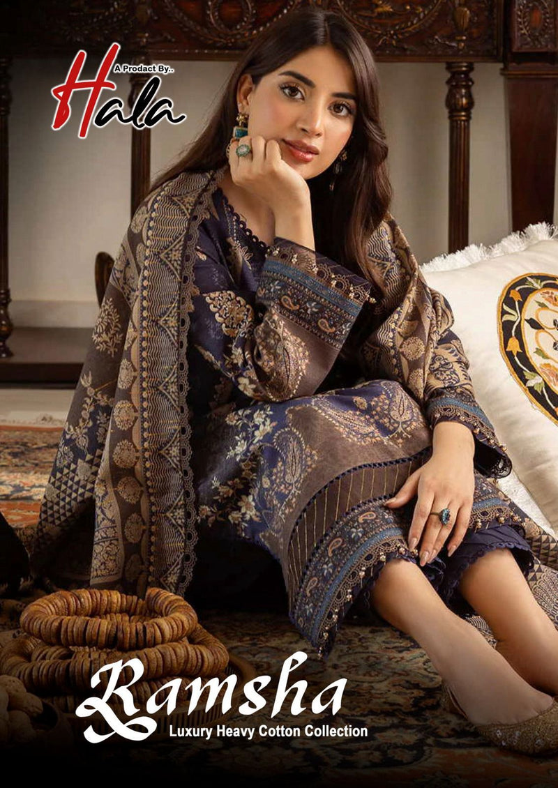 Hala Ramsha Vol 1 Luxury Heavy Cotton Exclusive Suits (390x06)