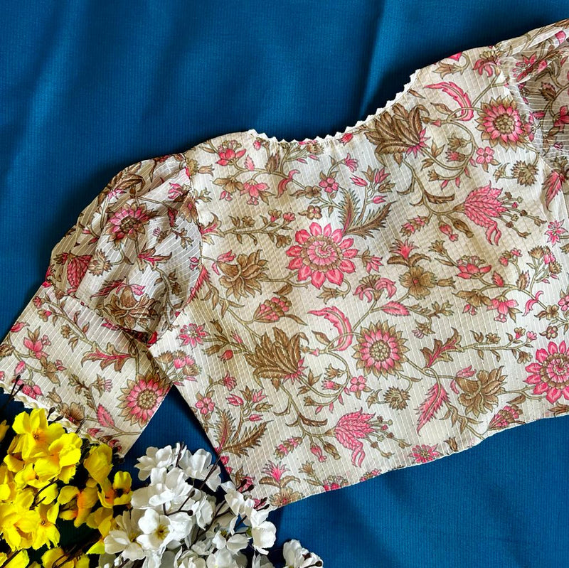 Beautiful Designer Sabyasachi Alia Cut Boutique Pattern Blouse