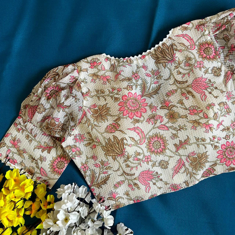 Beautiful Designer Sabyasachi Alia Cut Boutique Pattern Blouse