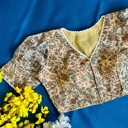 Beautiful Designer Sabyasachi Alia Cut Boutique Pattern Blouse