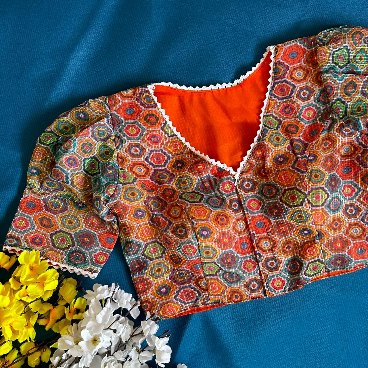 Beautiful Designer Sabyasachi Alia Cut Boutique Pattern Blouse