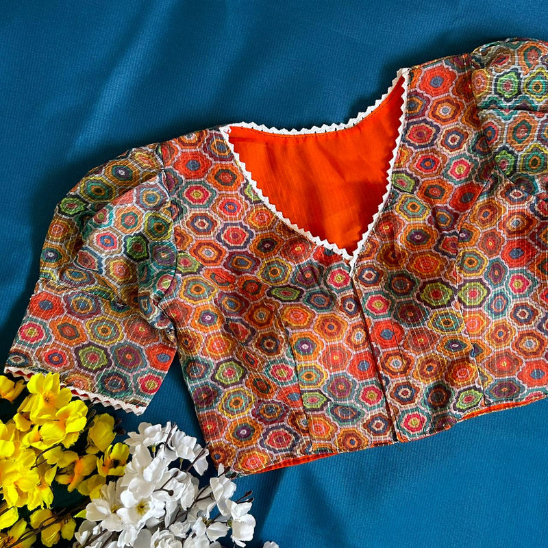 Beautiful Designer Sabyasachi Alia Cut Boutique Pattern Blouse