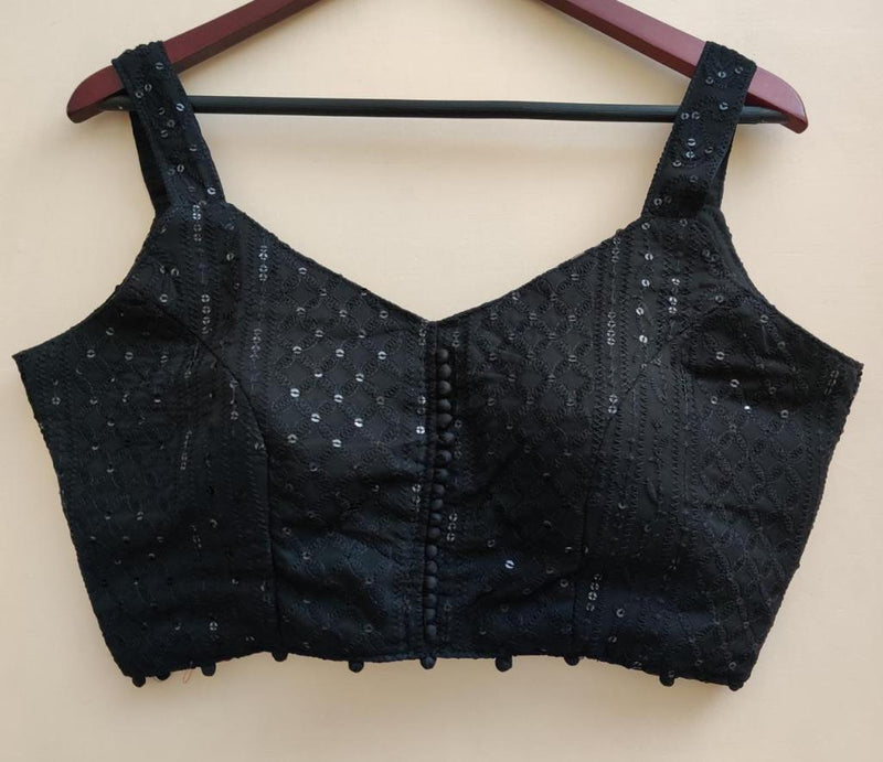 Beautiful Designer Lakhnavi Georgette Cifli Sequence Blouse