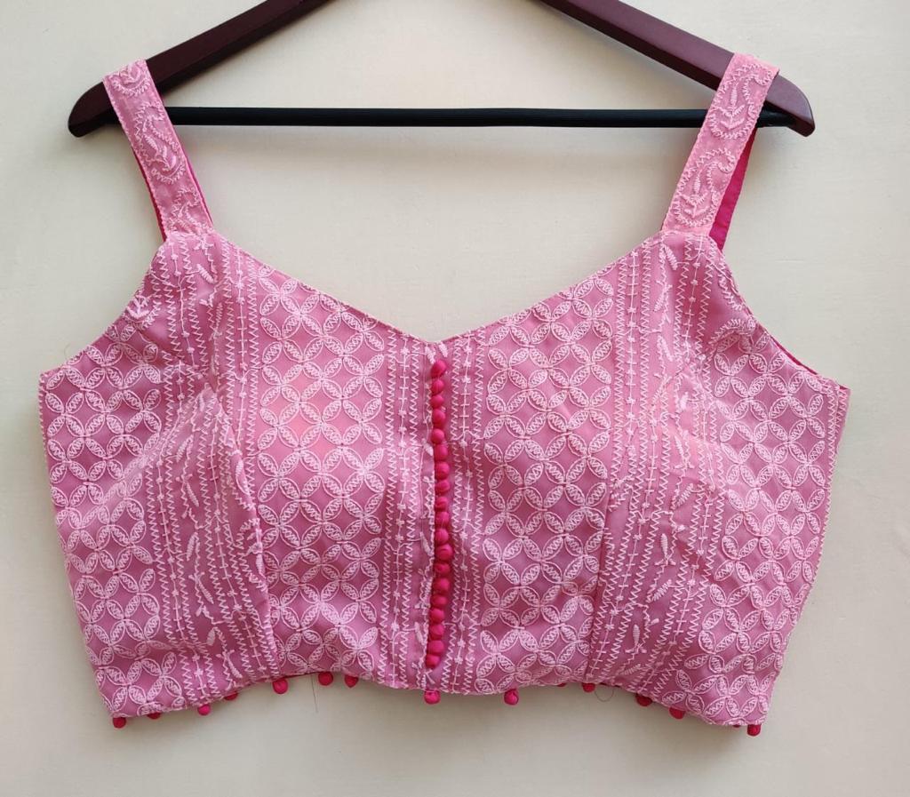 Beautiful Designer Lakhnavi Georgette Cifli Sequence Blouse