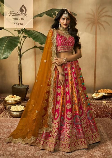 Vrindavan Vol 45 Silk Lehenga Choli Design-10276