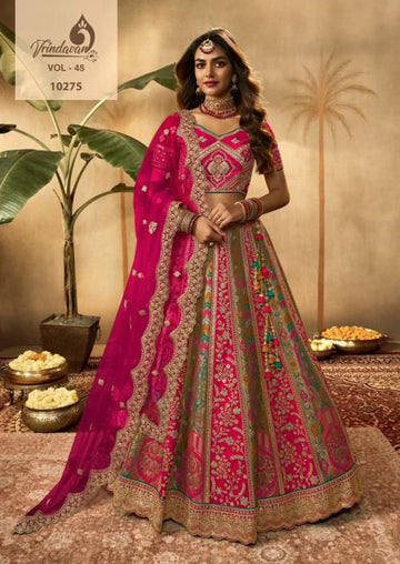 Vrindavan Vol 45 Silk Lehenga Choli Design-10275