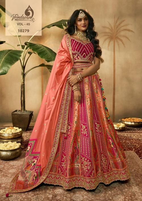 Vrindavan Vol 45 Silk Lehenga Choli Design-10279