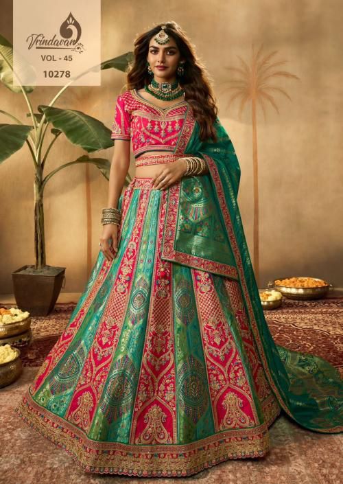 Vrindavan Vol 45 Silk Lehenga Choli Design-10278