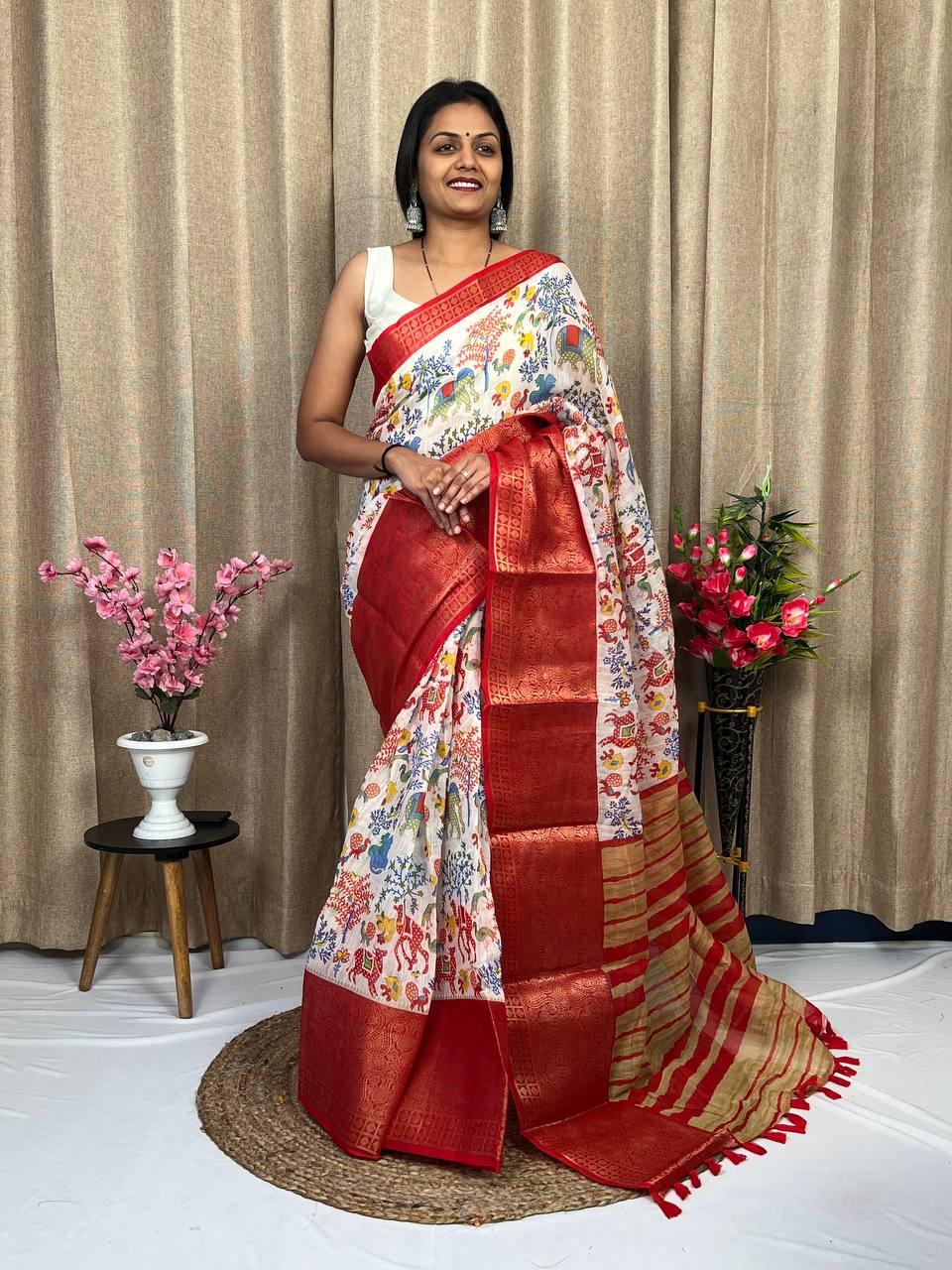 Beautiful Designer Special Soft Smoth Cotton Saree