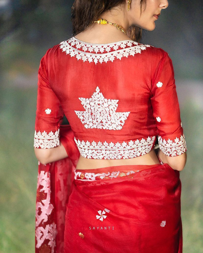 Party Wear Designer Heavy Soft Organza Saree