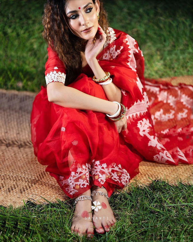 Party Wear Designer Heavy Soft Organza Saree