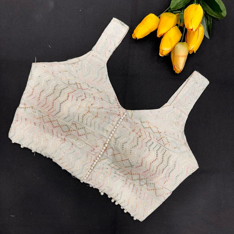 Beautiful Designer Pure Camric Cotton Diable Blouse