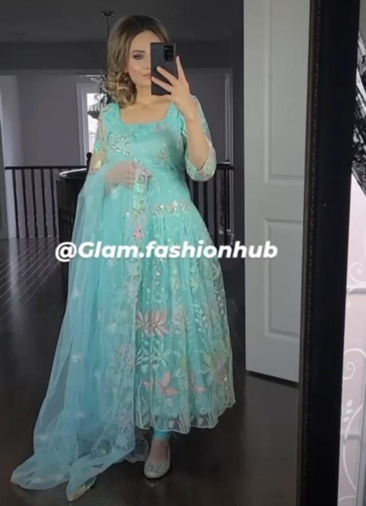 Beautiful Designer Boutique Embroidery Net Suite