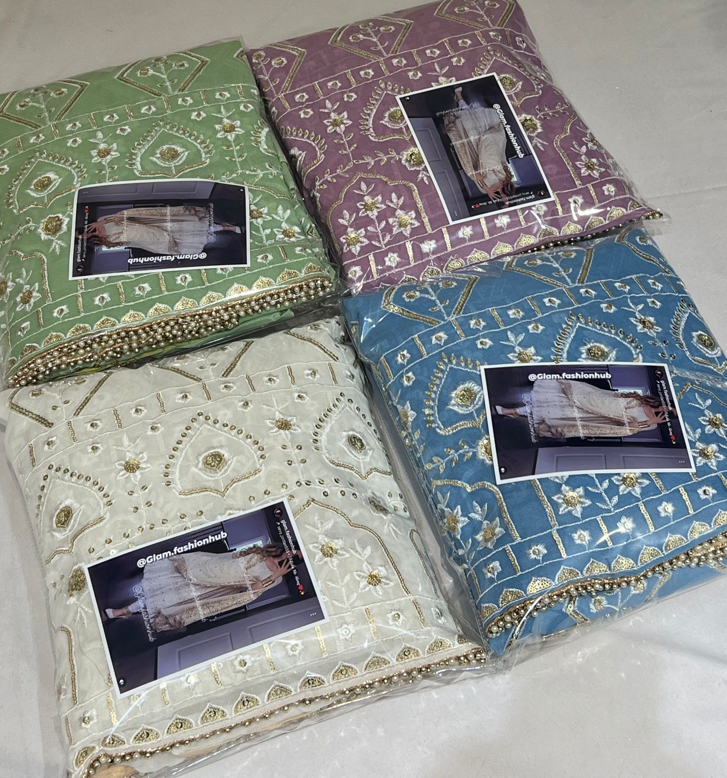 Beautiful Designer Pure Viscose Organza Digital Print Suite