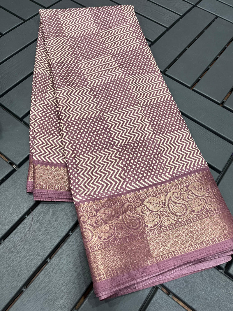 Party Wear Beauty Zing Zeng Super Soft Dola Silk Saree