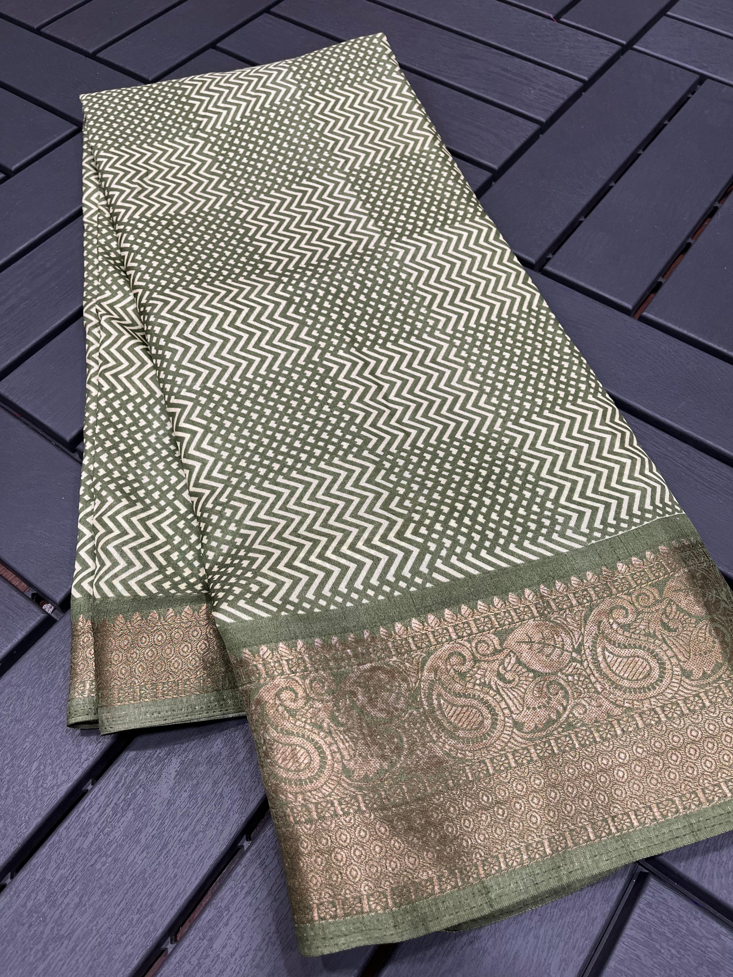 Party Wear Beauty Zing Zeng Super Soft Dola Silk Saree