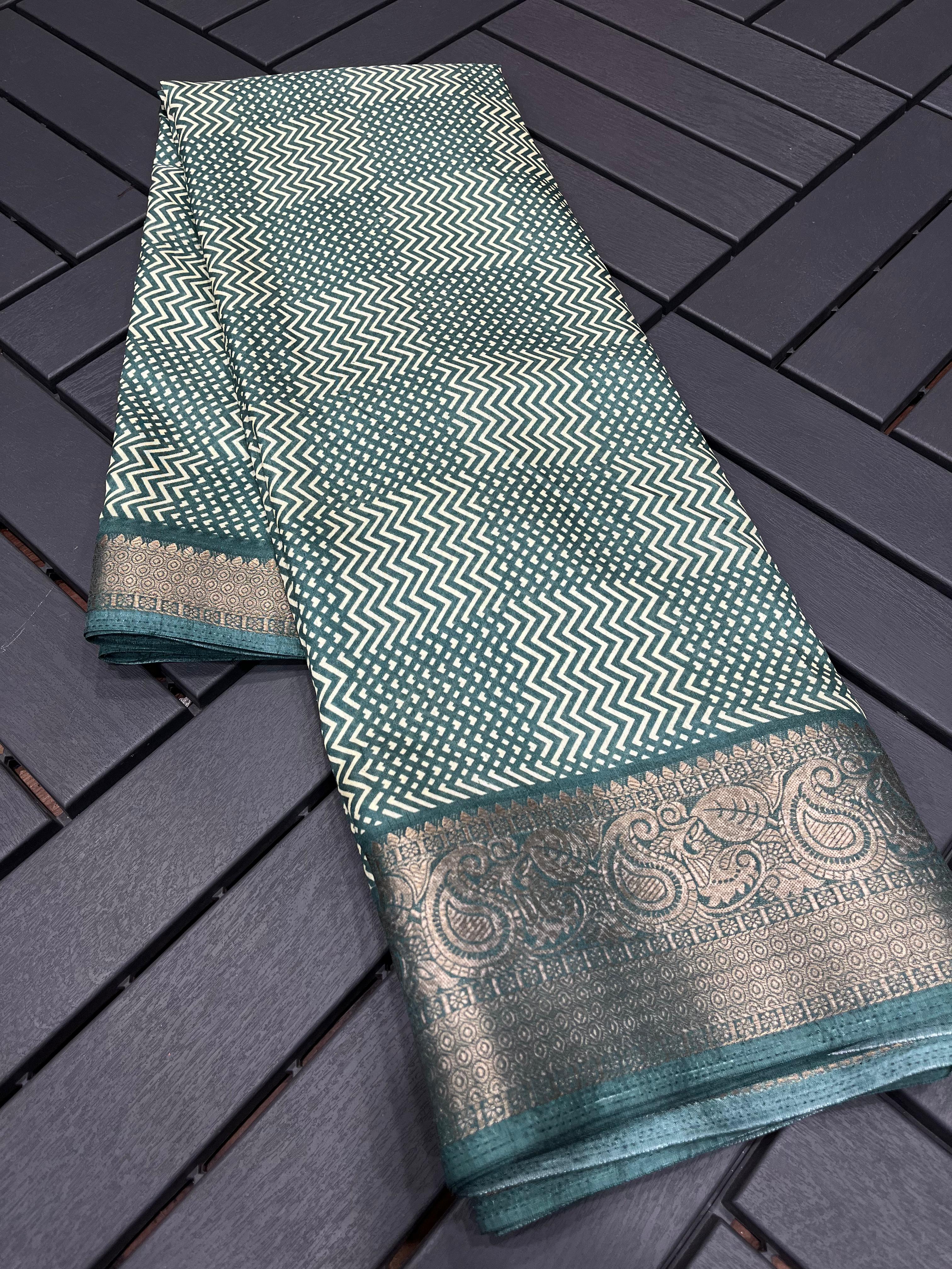 Party Wear Beauty Zing Zeng Super Soft Dola Silk Saree