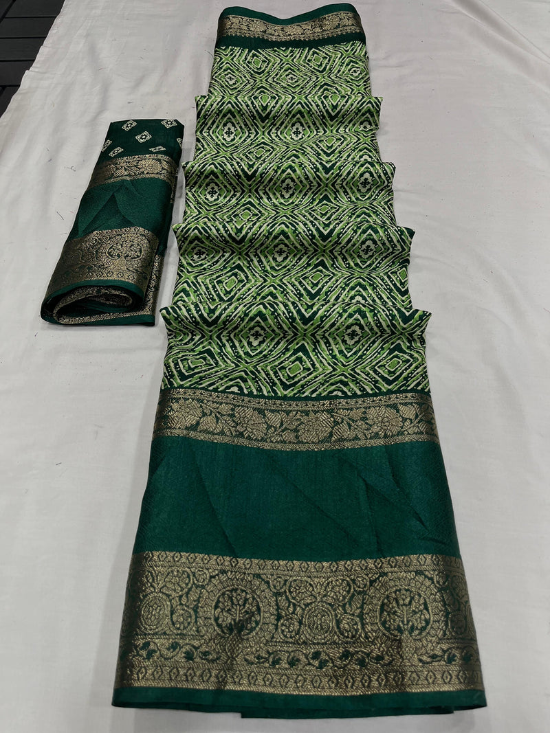 Party Wear Soft Dola Silk Saree