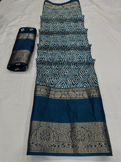 Party Wear Soft Dola Silk Saree