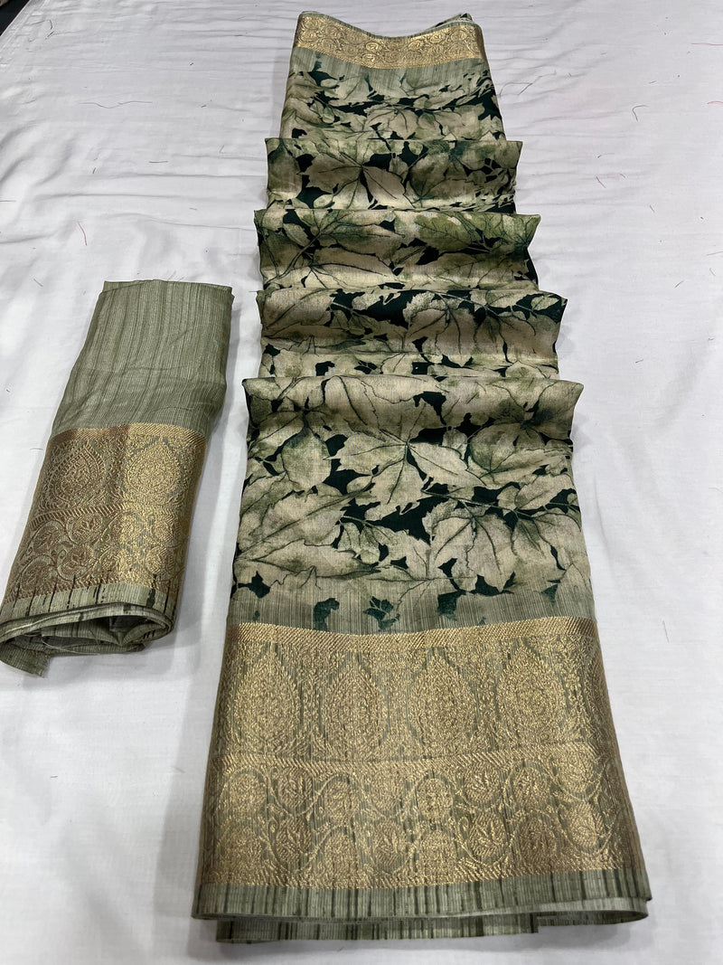 Party Wear Soft Dola Silk Saree