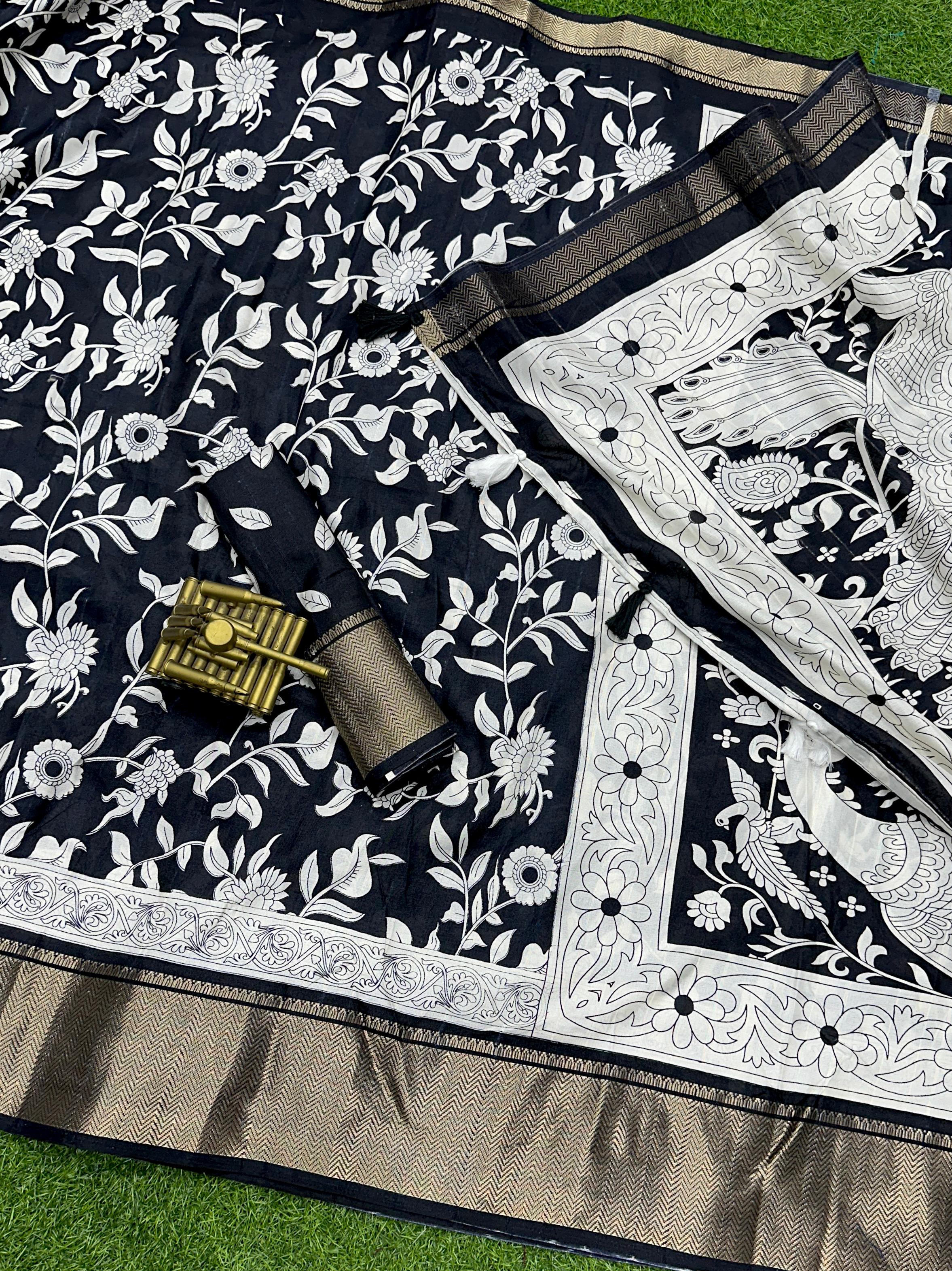 Beautiful Designer Kadambari Soft Cotton Saree