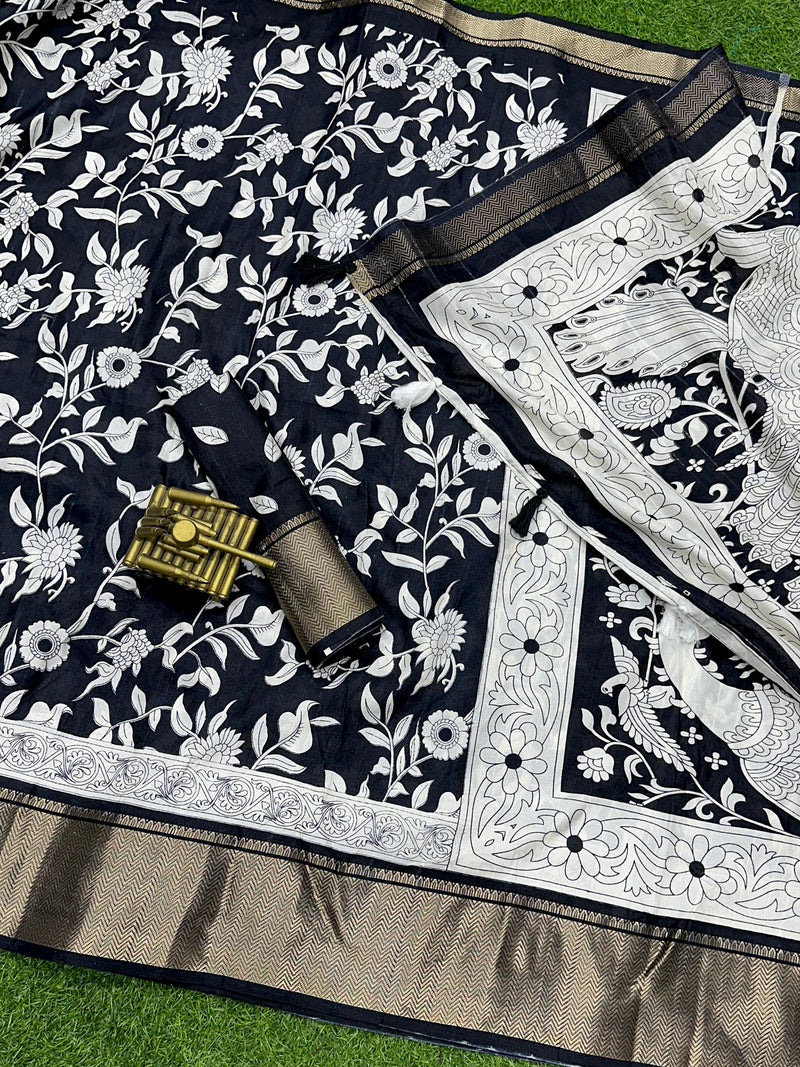 Beautiful Designer Kadambari Soft Cotton Saree