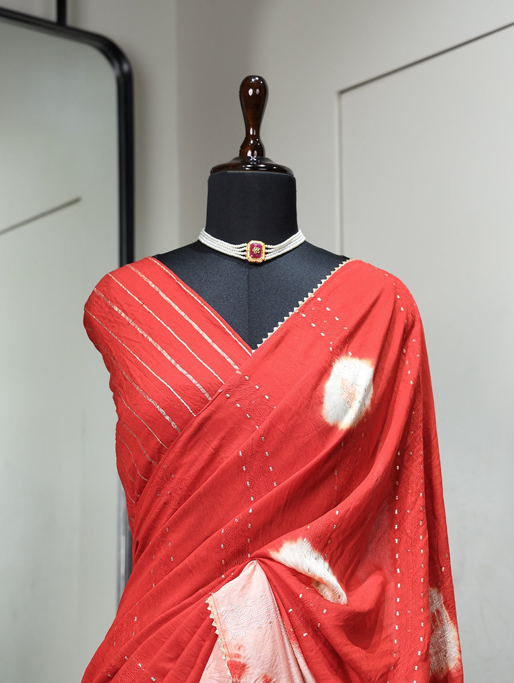 Beautiful Designer Viscose Chanderi Silk Saree