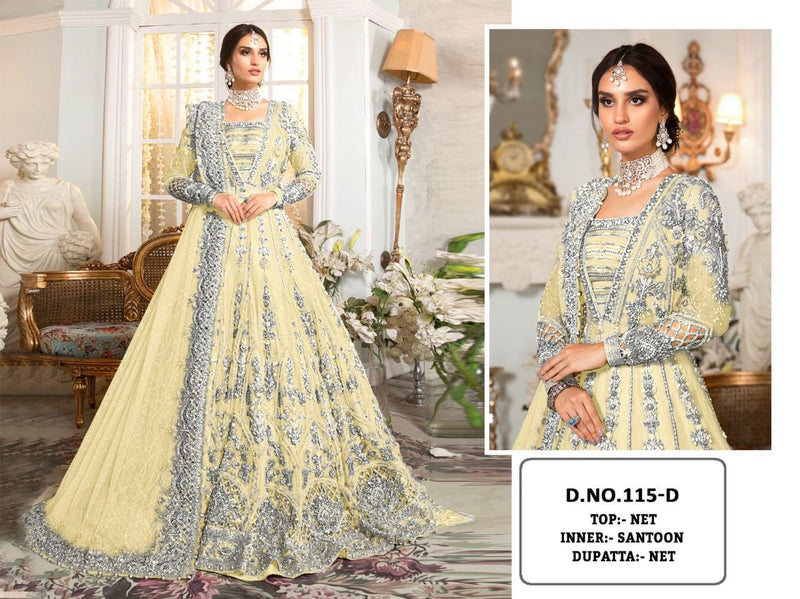 KF 115 Heavy Butterfly Net Exclusive Pakistani Salwaar Suit