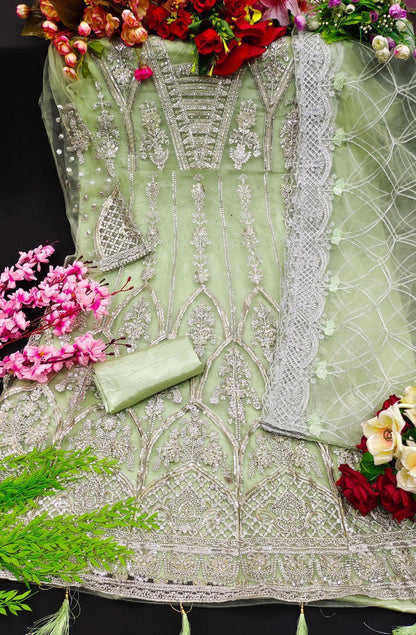 KF 115 Heavy Butterfly Net Exclusive Pakistani Salwaar Suit