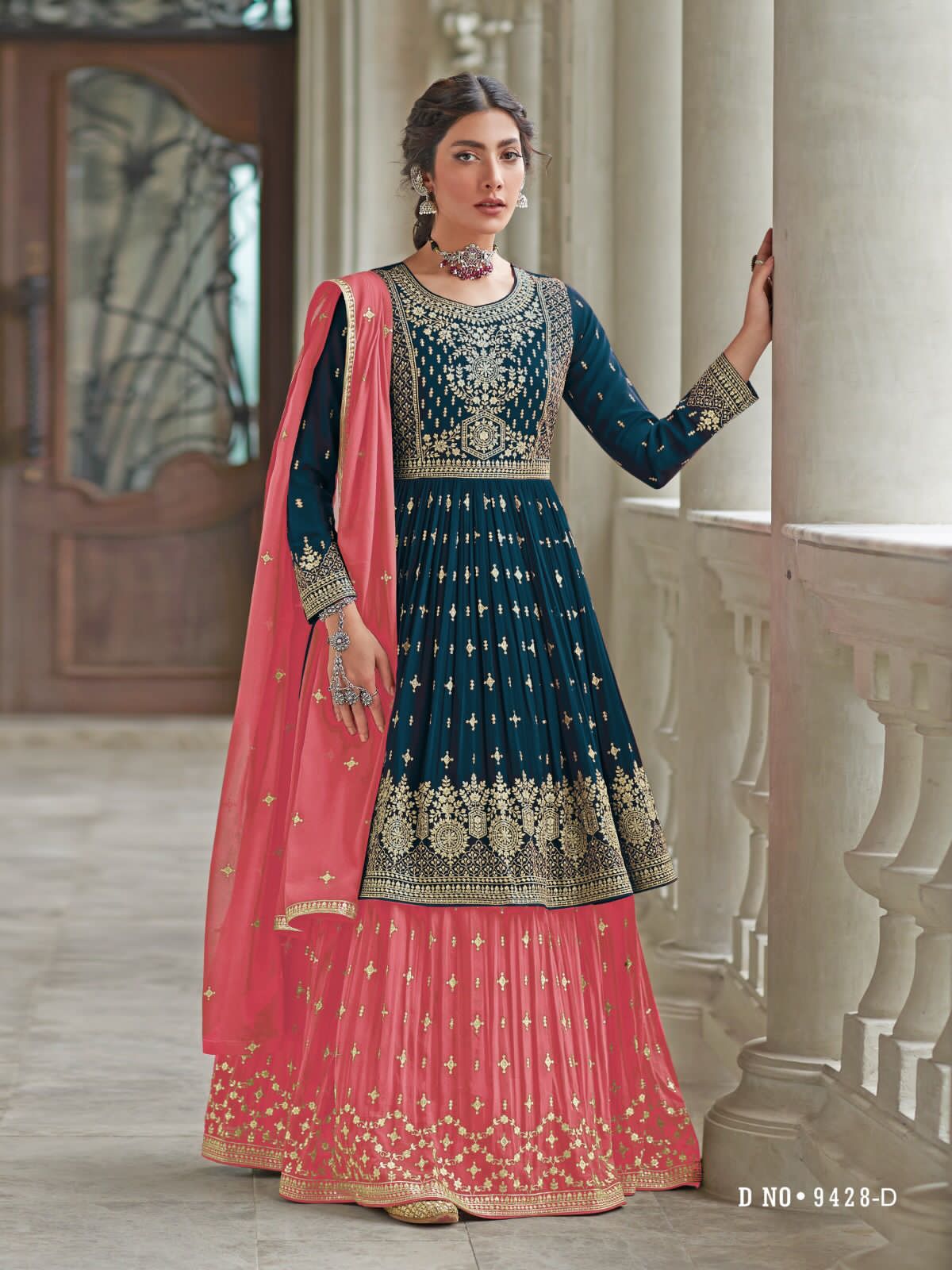 Beautiful Designer Radhika Series 9428-9432 Real Georgette Suit