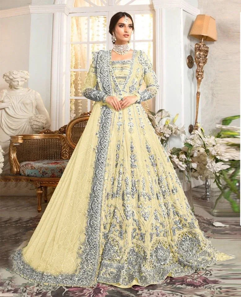 KF 115 Heavy Butterfly Net Exclusive Pakistani Salwaar Suit (1299x05)