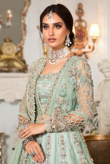 KF 115 Heavy Butterfly Net Exclusive Pakistani Salwaar Suit (1299x05)