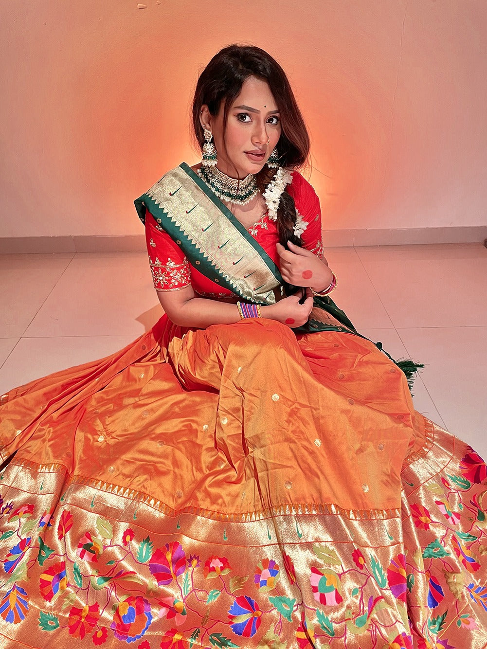 Paithani Saree 2023 : Shop Original Paithani Saree for Wedding Online India  | Me99 - Part 6