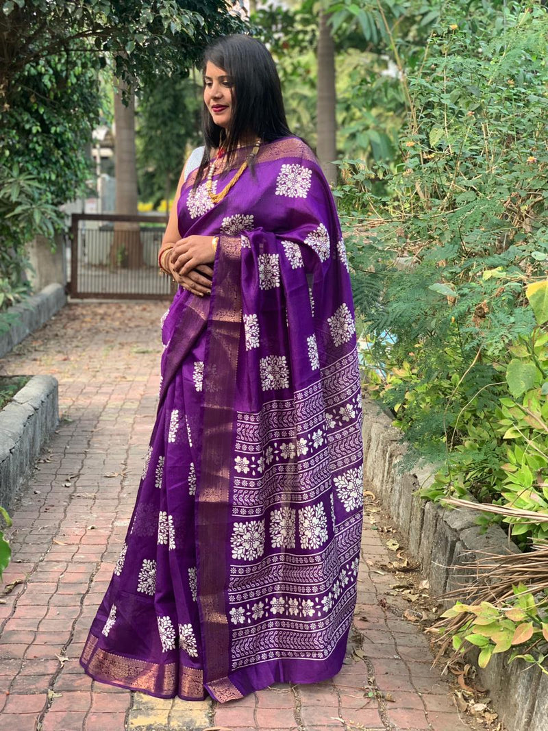 Beautiful Designer Dola Silk Saree