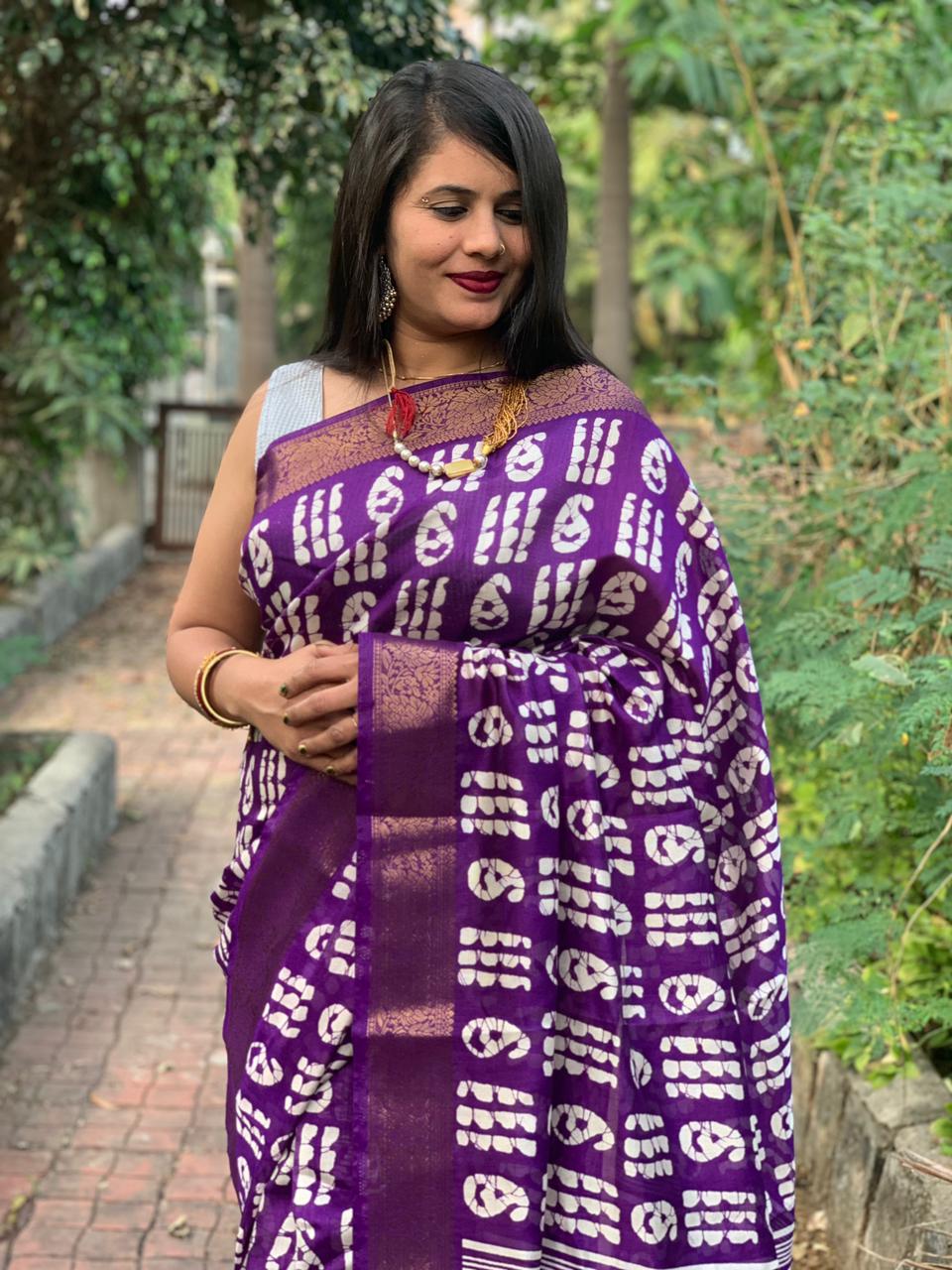 Beautiful Designer Dola Silk Saree