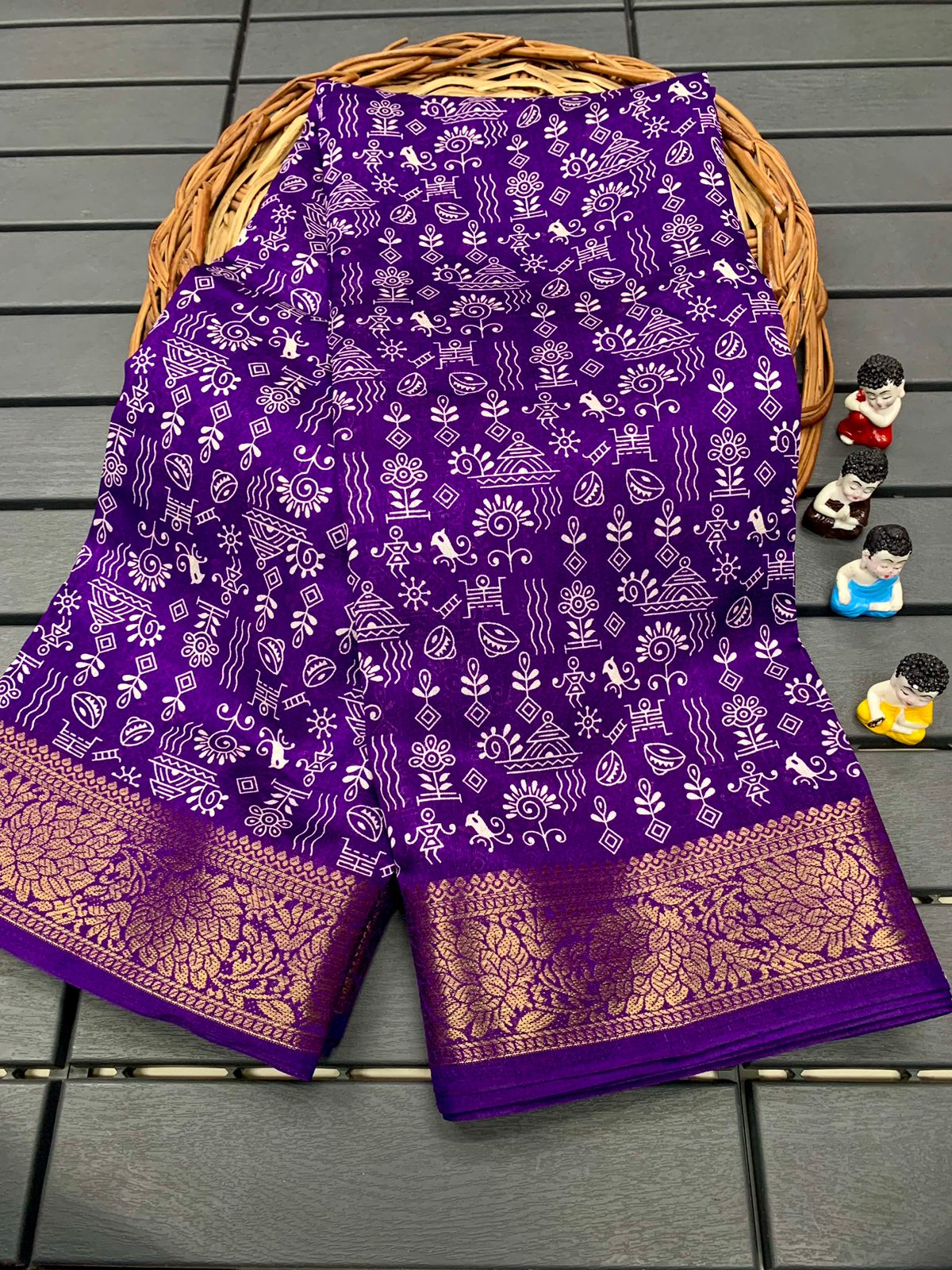 Beautiful Designer Dola Silk Saree